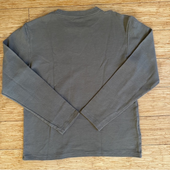 Men's Lacoste Brown Tan Thermal Long Sleeve Size Medium - Picture 8 of 8